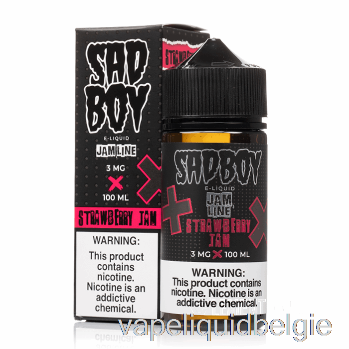 Vape Smaken Aardbeienjam - Sadboy - 100ml 0mg